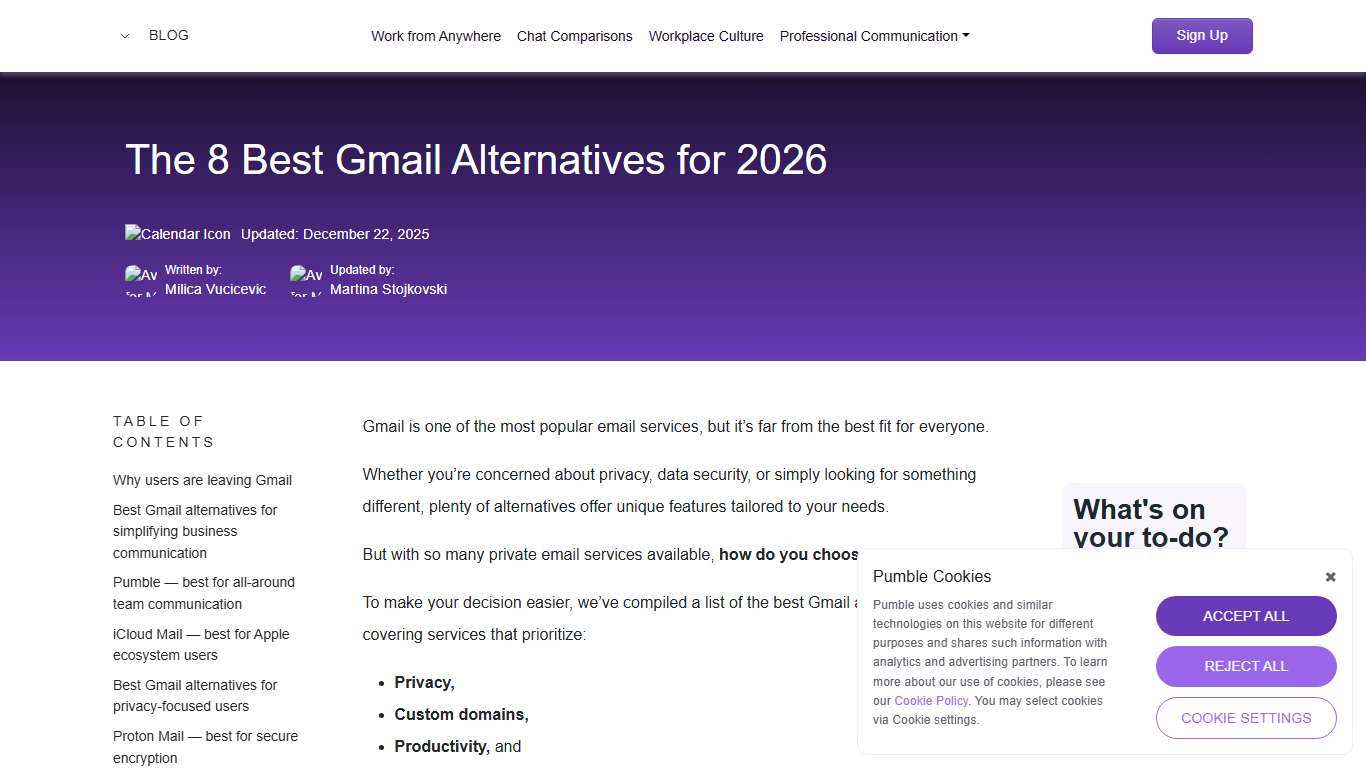 Best Gmail Alternatives 2026: Full Guide